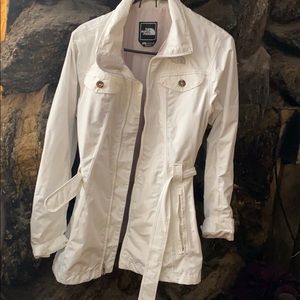 White north face coat